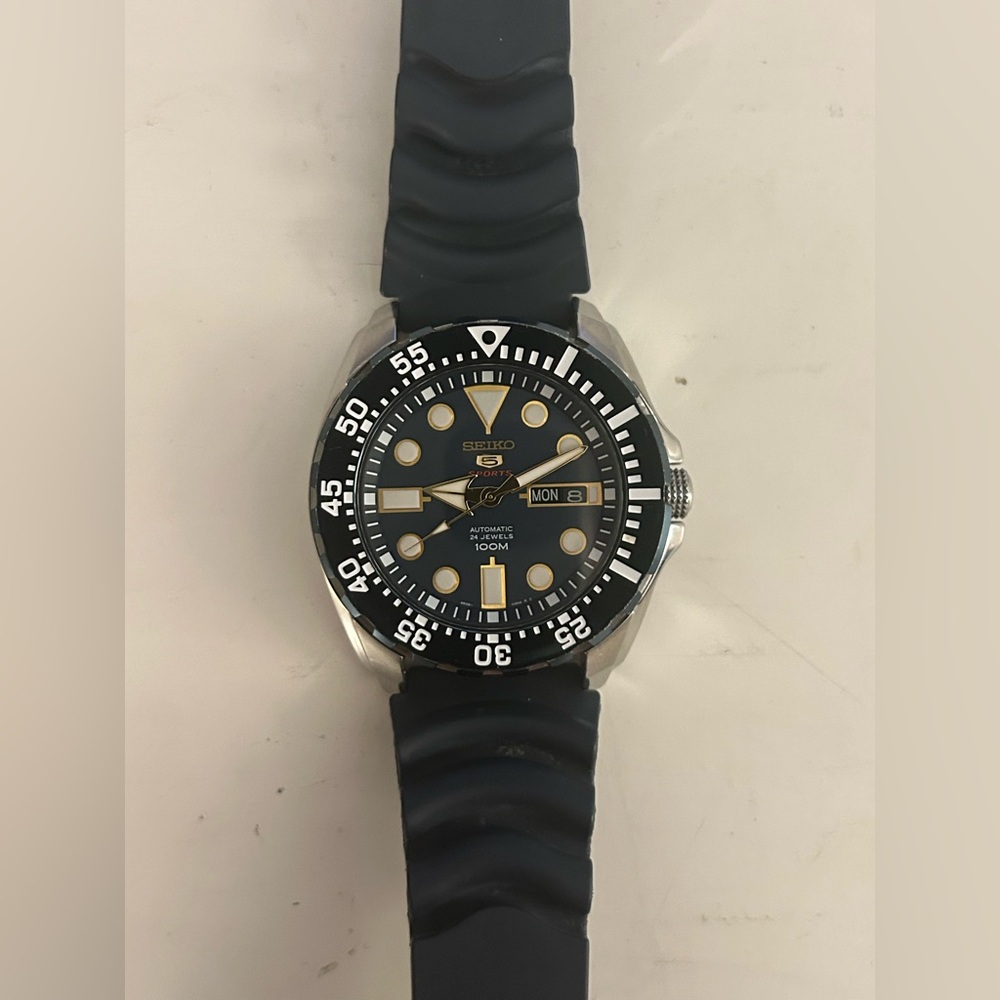 Seiko 5 Sports Blue Men's Watch - SRP605K2